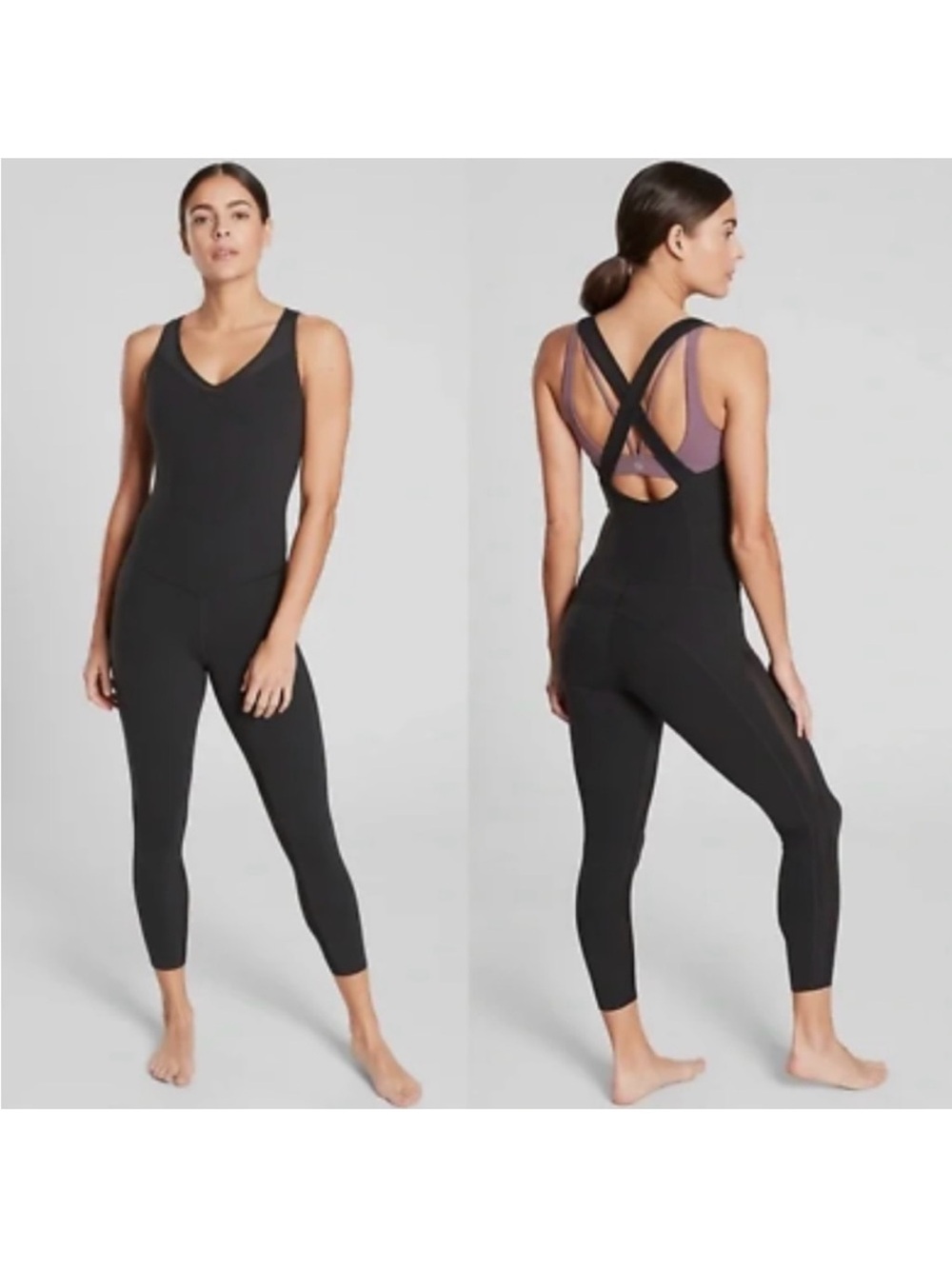 ATHLETA black formation bodysuit powervita XS